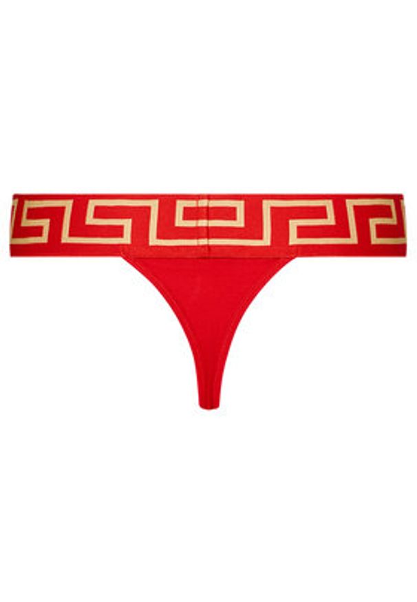 VERSACE - Versace Stringi AUD01042 Czerwony. Kolor: czerwony. Materiał: bawełna