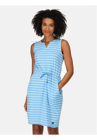 Regatta Sukienka letnia Fahari RWD037 Niebieski Regular Fit. Kolor: niebieski. Materiał: bawełna. Sezon: lato #1