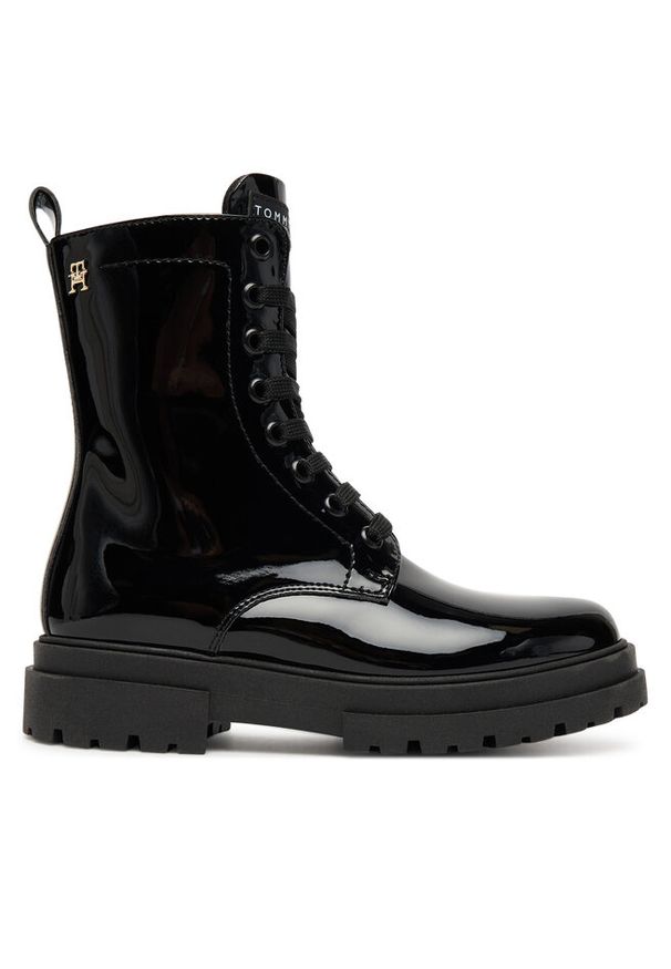 TOMMY HILFIGER - Trapery Tommy Hilfiger. Kolor: czarny