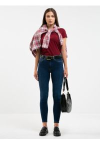 Big-Star - Spodnie jeans damskie Melinda High Waist 517. Stan: podwyższony. Kolor: niebieski #4