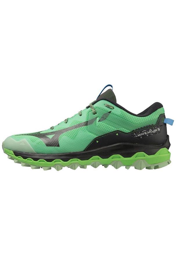 Buty do biegania męskie Mizuno Wave Mujin 9. Kolor: zielony. Model: Mizuno Wave