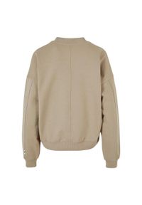 Urban Classics - Sweter Damski Organic Crew Neck Oversized Jumper. Kolor: beżowy