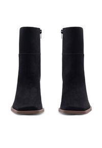 Nine West Botki KASIM ZR117-2 Czarny. Kolor: czarny. Materiał: materiał #6