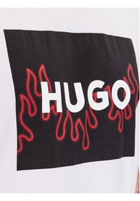 Hugo T-Shirt Dulive 50506989 Biały Regular Fit. Kolor: biały. Materiał: bawełna #2