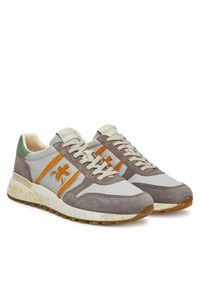 Premiata Sneakersy Lander Var 7201 Szary. Kolor: szary. Materiał: materiał