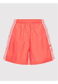 Adidas - adidas Szorty sportowe 3-Stripes HF7454 Różowy Regular Fit. Kolor: różowy. Materiał: syntetyk