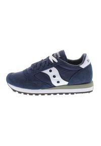 Buty do chodzenia męskie Saucony Jazz Original. Zapięcie: sznurówki. Kolor: biały, wielokolorowy, niebieski. Materiał: tkanina, materiał, skóra, syntetyk. Szerokość cholewki: normalna. Sport: turystyka piesza