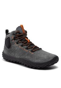 Merrell Trekkingi Wrapt Mid Wp J036001 Szary. Kolor: szary. Materiał: skóra, zamsz. Sport: turystyka piesza