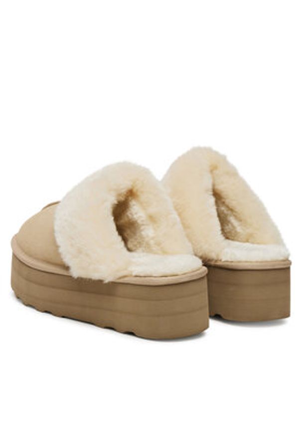 DeeZee Kapcie DZ-AW12 Beżowy. Kolor: beżowy. Materiał: materiał