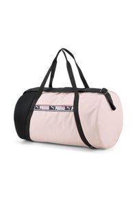 Puma - Sportowa torba PUMA Essentials Barrel 25L w różowym pyłku. Kolor: różowy. Materiał: poliester. Sport: fitness #1
