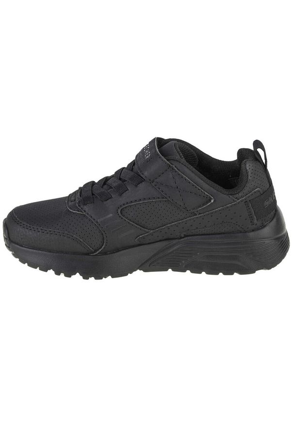 skechers - Buty do chodzenia dla dzieci Skechers Uno Lite. Zapięcie: rzepy. Kolor: czarny. Materiał: syntetyk, materiał. Szerokość cholewki: normalna. Sport: turystyka piesza