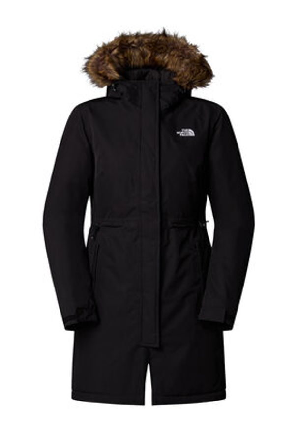 The North Face Parka Zaneck NF0A8DZN Czarny Regular Fit. Kolor: czarny. Materiał: syntetyk