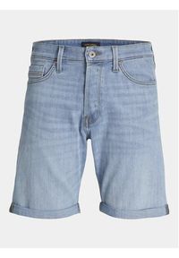 Jack & Jones - Jack&Jones Szorty jeansowe Chris 12249095 Niebieski Relaxed Fit. Kolor: niebieski. Materiał: bawełna #9
