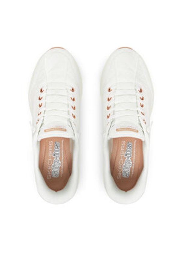skechers - Skechers Sneakersy Contour Foam 150413/WTRG Biały. Kolor: biały. Materiał: materiał