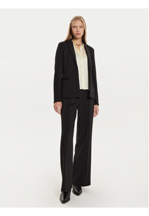 Calvin Klein Marynarka K20K207646 Czarny Regular Fit. Kolor: czarny. Materiał: syntetyk