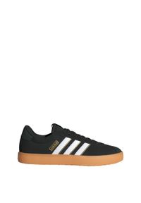 Adidas - Buty VL Court 3.0. Kolor: wielokolorowy, czarny, czerwony, biały. Materiał: skóra