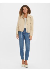 Vero Moda Kurtka przejściowa Zoa 10278214 Beżowy Regular Fit. Kolor: beżowy. Materiał: syntetyk