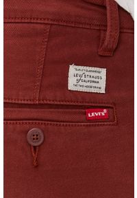 Levi's® - Levi's - Spodnie. Okazja: na spotkanie biznesowe. Kolor: brązowy. Materiał: tkanina, bawełna, elastan. Wzór: gładki. Styl: biznesowy #3