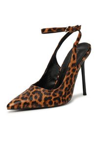 DeeZee Szpilki Q0328-1 Brązowy. Kolor: brązowy. Materiał: skóra. Obcas: na szpilce #7