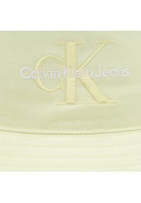 Calvin Klein Jeans Bucket K60K611029 Żółty. Kolor: żółty. Materiał: bawełna, materiał