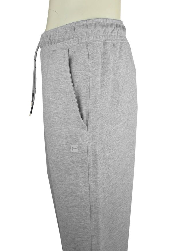Lekkie, Męskie Spodnie Dresowe - Pako Jeans - Popielate. Kolor: szary. Materiał: bawełna, wiskoza. Styl: sportowy