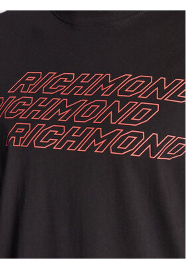 John Richmond T-Shirt UMP23018TS Czarny Regular Fit. Kolor: czarny. Materiał: bawełna