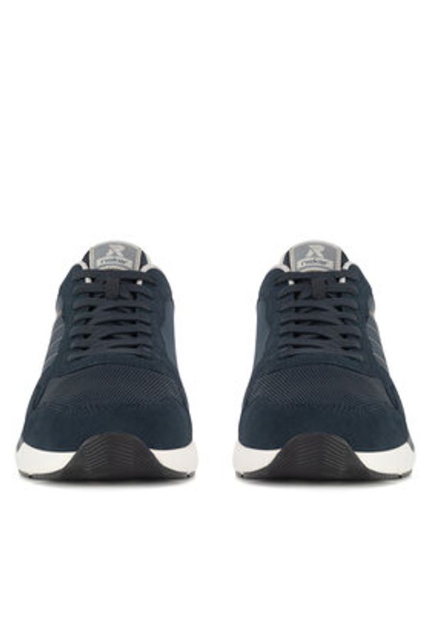 Rieker Revolution Lifestyle Sneakersy U1401-14 Granatowy. Kolor: niebieski. Materiał: skóra, zamsz