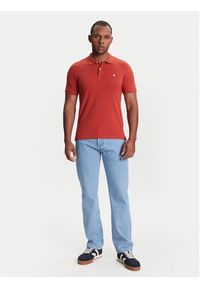 United Colors of Benetton - United Colors Of Benetton Polo 3WG9U301Z Czerwony Slim Fit. Typ kołnierza: polo. Kolor: czerwony. Materiał: bawełna