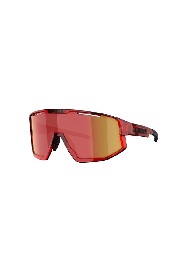 BLIZ - Okulary przeciwsłoneczne rowerowe dla dorosłych Bliz Fusion Transparent Red. Kolor: czerwony