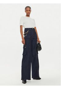 Gaudi Jeansy 421BD26014 Granatowy Wide Leg. Kolor: niebieski #4