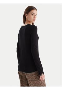Liu Jo Sweter MF5226 MS49I Czarny Regular Fit. Kolor: czarny. Materiał: syntetyk