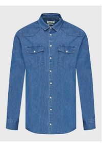 !SOLID - Solid Koszula jeansowa 21107055 Niebieski Regular Fit. Kolor: niebieski. Materiał: bawełna #3