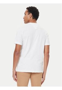 TOMMY HILFIGER - Tommy Hilfiger T-Shirt Linear Flag MW0MW41338 Biały Regular Fit. Kolor: biały. Materiał: bawełna #4