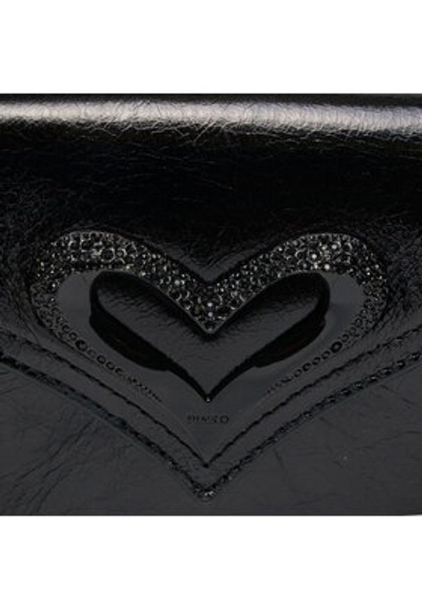Pinko Torebka 520 Shoulder Baby PE 24 PLTT 102830 A1RR Czarny. Kolor: czarny. Materiał: skórzane