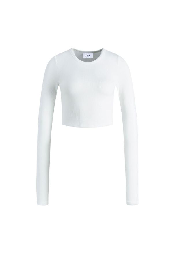 Koszulka damska JJXX feline. Kolor: biały. Sport: joga i pilates
