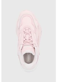 Puma Buty Hedra Mono 381617 kolor różowy na platformie. Nosek buta: okrągły. Zapięcie: sznurówki. Kolor: różowy. Obcas: na platformie #2