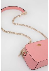 Guess torebka kolor różowy. Kolor: różowy. Rodzaj torebki: na ramię #3