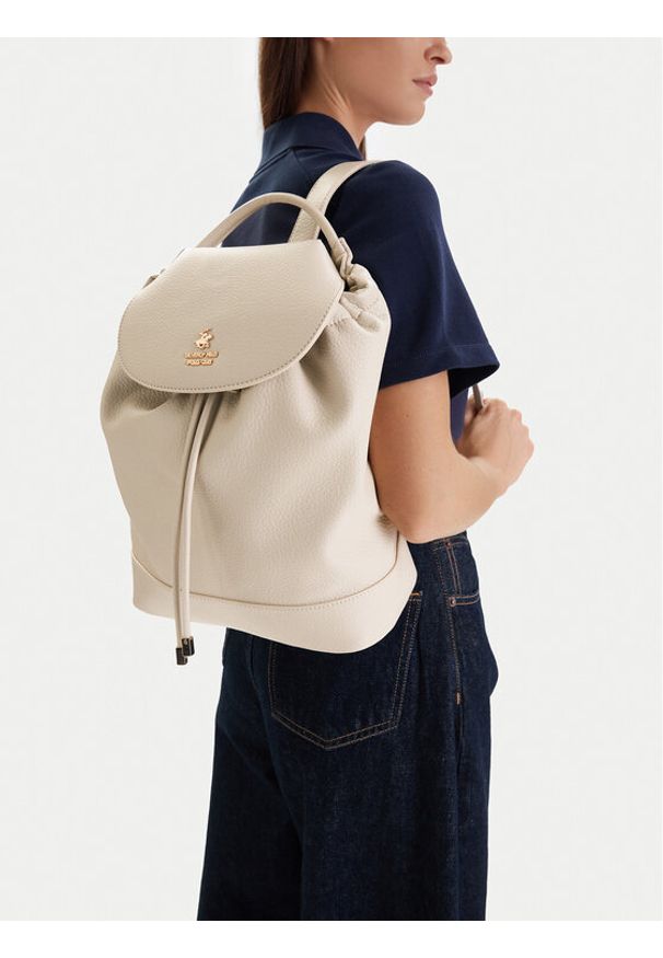 Beverly Hills Polo Club Plecak CEO-BHPC-C-017-09 Écru. Kolor: kremowy. Materiał: materiał