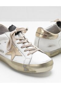GOLDEN GOOSE - Sneakersy Superstar. Kolor: biały. Materiał: guma. Wzór: aplikacja #7