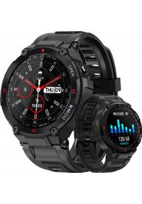 Dexxer - SMARTWATCH MĘSKI SPORTOWY K22 ZIELONY. Rodzaj zegarka: smartwatch. Kolor: zielony. Styl: sportowy