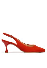 HÖGL Czółenka 1-106102 Czerwony. Kolor: czerwony. Materiał: zamsz, skóra #1