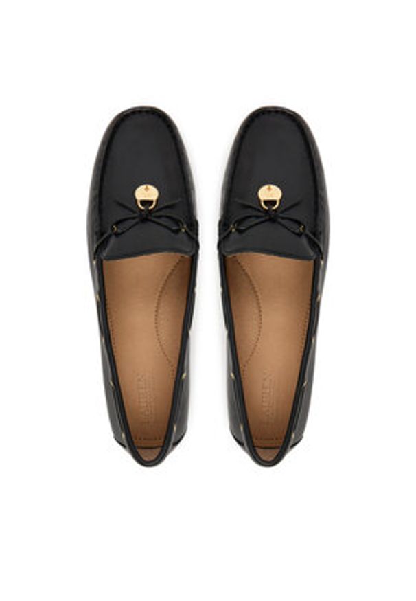 Lauren Ralph Lauren - LAUREN RALPH LAUREN Mokasyny Wylie 802967751001 Czarny. Kolor: czarny. Materiał: skóra
