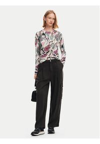Desigual Sweter Manchester 24WWJF41 Kolorowy Regular Fit. Materiał: wiskoza. Wzór: kolorowy #5