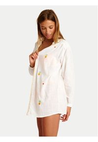 Banana Moon Koszula Mika Yesenia LTL10 Biały Regular Fit. Kolor: biały. Materiał: bawełna #3