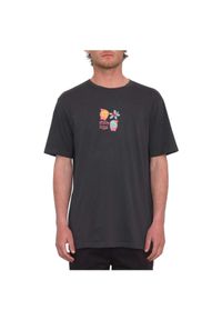 T-shirt Volcom Flower Budz – Stealth. Kolor: wielokolorowy, brązowy. Sport: turystyka piesza #1