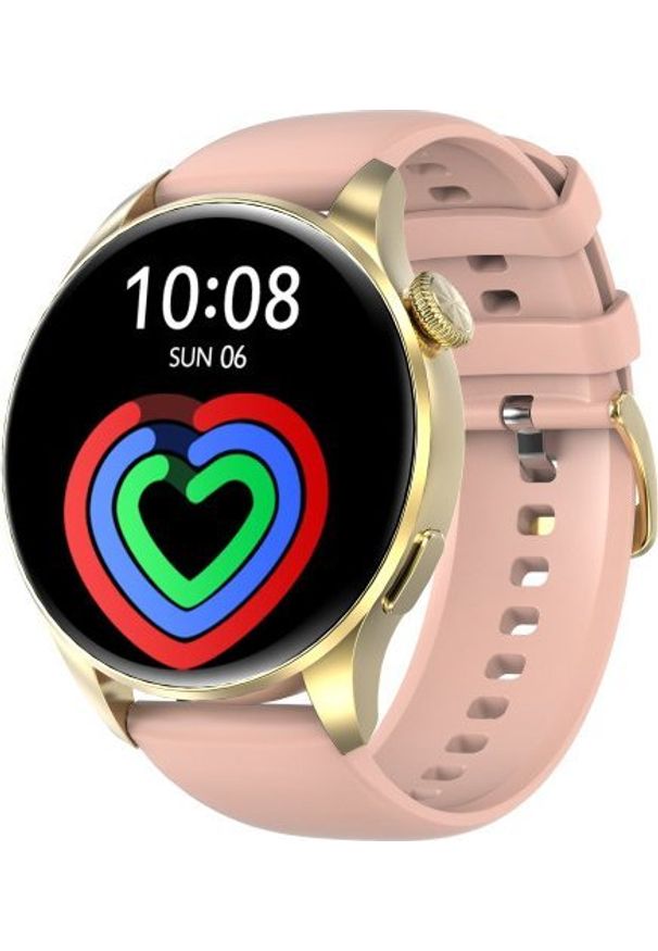 Smartwatch Hagen Smartwatch męski Hagen HC39.115.5315 różowy pasek. Rodzaj zegarka: smartwatch. Kolor: różowy