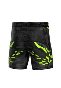 Spodenki Vale Tudo do MMA męskie EXTREME HOBBY BLACK PANTHER. Kolor: zielony, czarny, wielokolorowy. Materiał: poliester, elastan