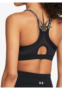Stanik sportowy Under Armour Infinity 2.0 Low Sports Bra D-DD. Kolor: czarny