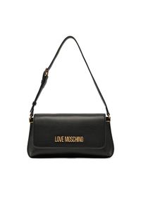 Love Moschino - LOVE MOSCHINO Torebka JC4058PP1MLO0000 Czarny. Kolor: czarny. Materiał: skórzane