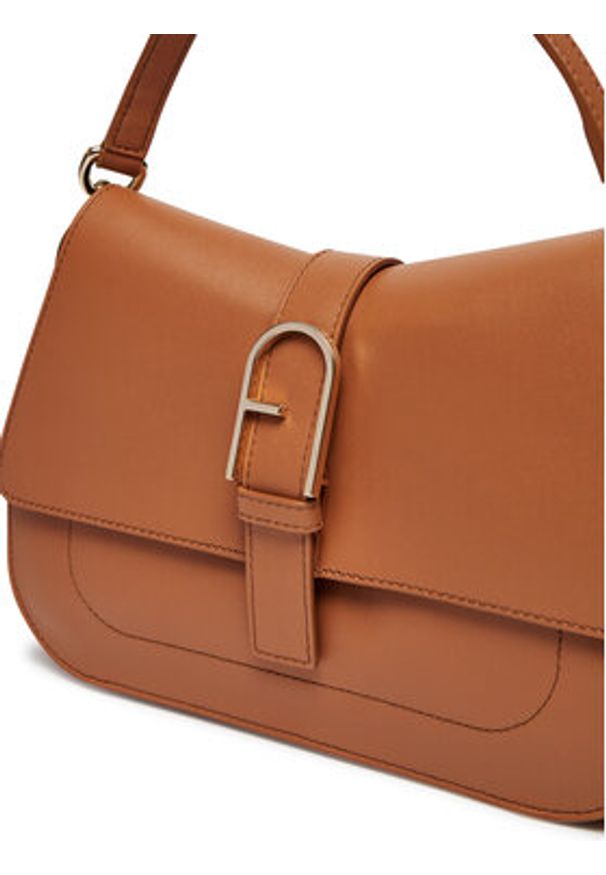 Furla Torebka Flow WB00996 BX2045 RY000 Brązowy. Kolor: brązowy. Materiał: skórzane